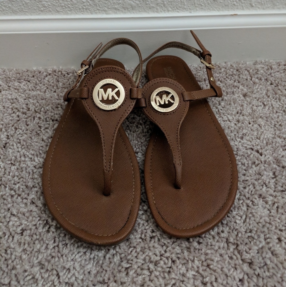 Michael Kors Leather Sandals